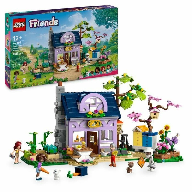 Juguetes construcción niños LEGO Friends 42669 Casa Apicultor