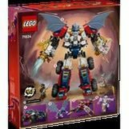 Bloques construcción infantiles - Zane Ultra Combo Mech en acción