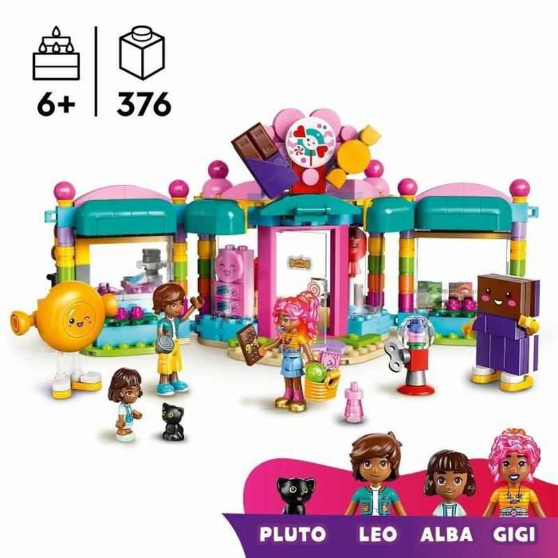 piezas lego friends tienda de dulces colores