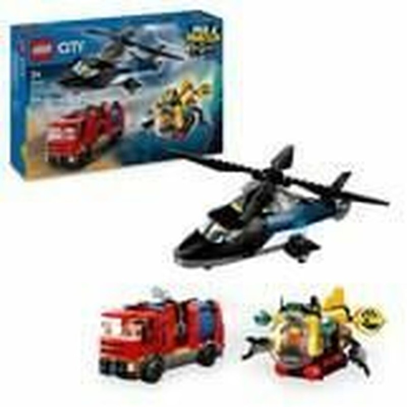 juguetes construcción niños LEGO City 60462 helicóptero de rescate
