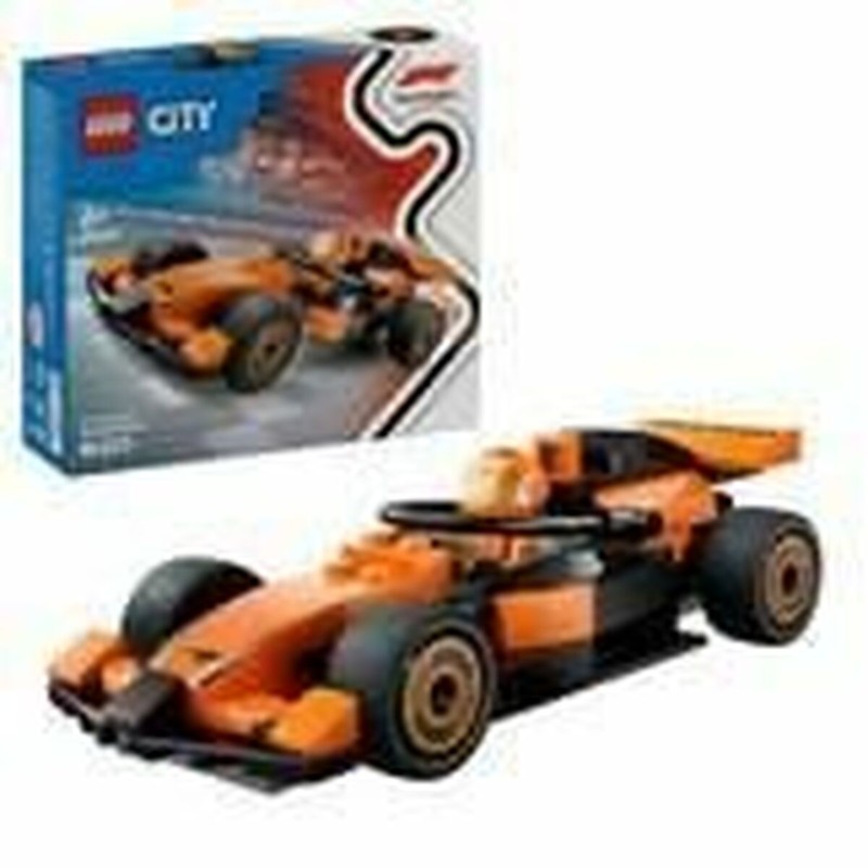Juguetes construcción niños: LEGO City McLaren F1 con piloto
