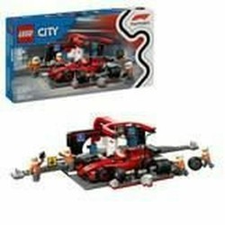 Juguetes construcción niños LEGO City 60443 Ferrari F1 en acción