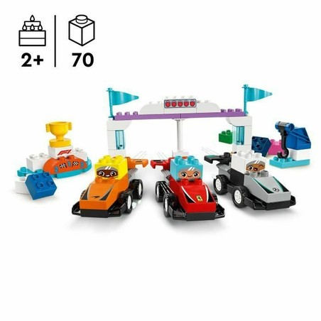 Construcción niños 3 años con figuras de pilotos LEGO DUPLO