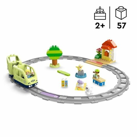 Tren de juguete LEGO DUPLO My Town colores vibrantes