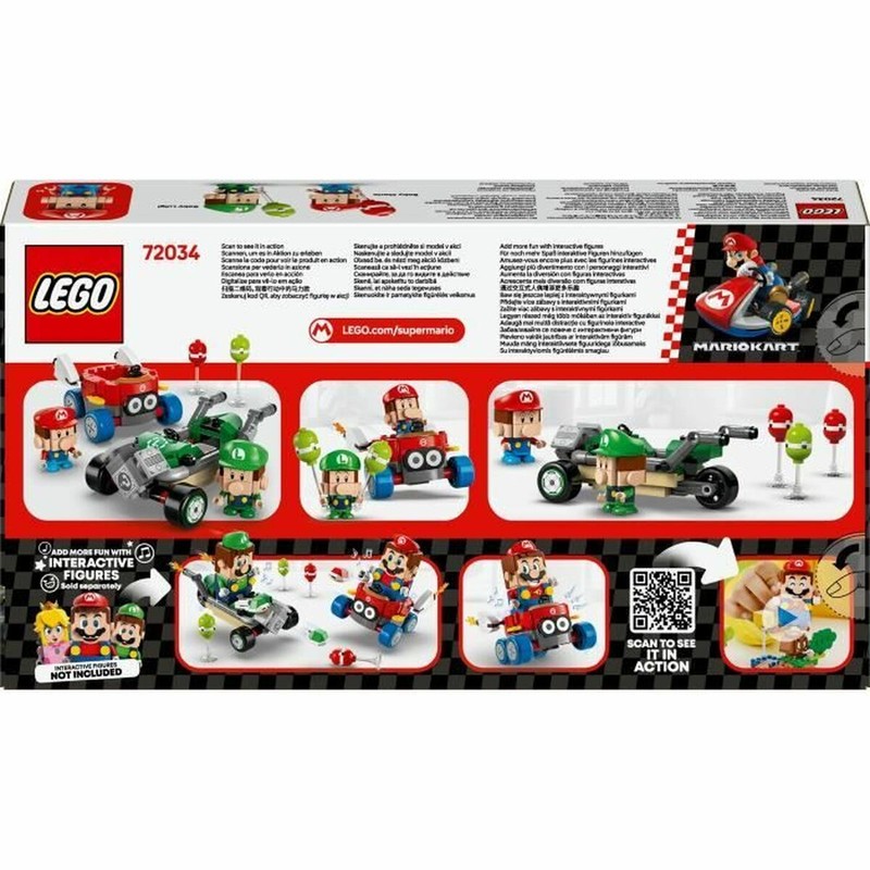 Bloques construcción infantiles LEGO Super Mario - Escenario de Mario Kart