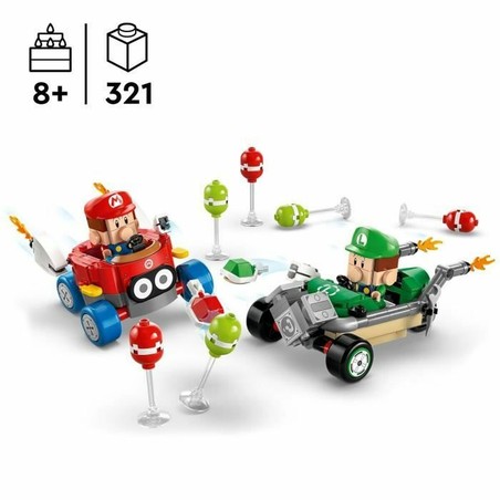 Figuras Baby Mario y Baby Luigi del set de construcción LEGO