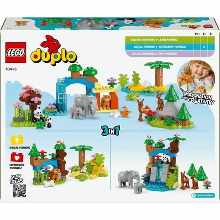 set construcción educativo LEGO DUPLO animales salvajes
