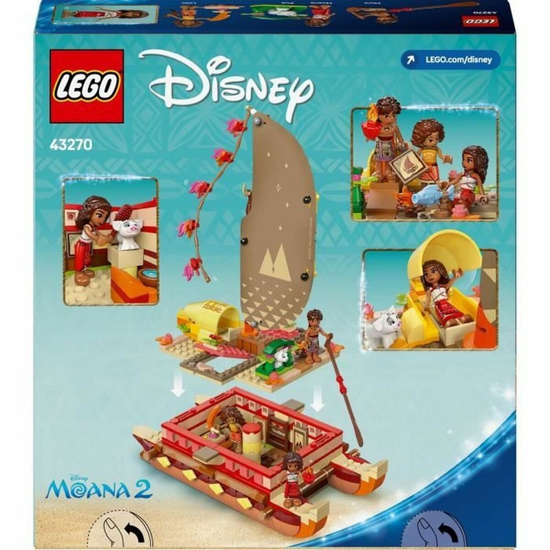 Barco de aventuras Moana Lego 43270 en juego