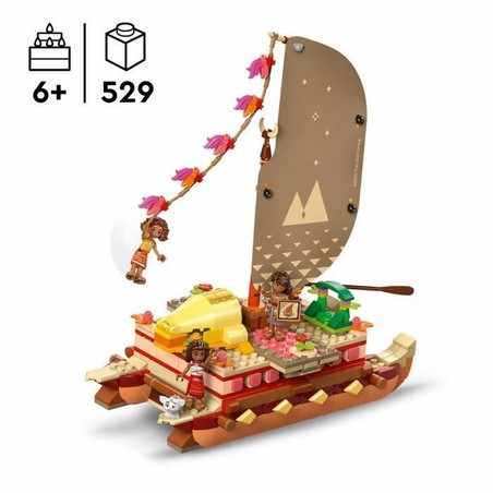 Lego Moana's Adventure Boat 43270 detalles