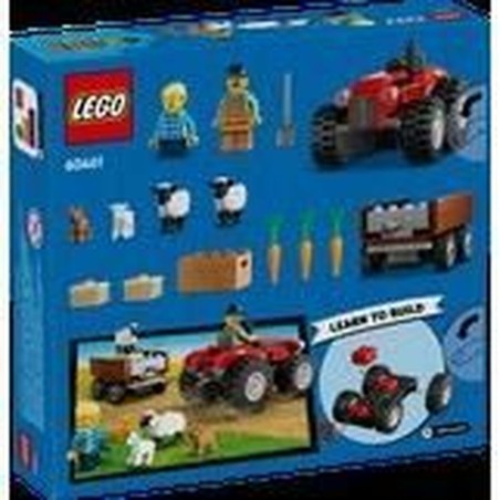 Set Construcción Educativo LEGO City 60461 con Remolque y Oveja