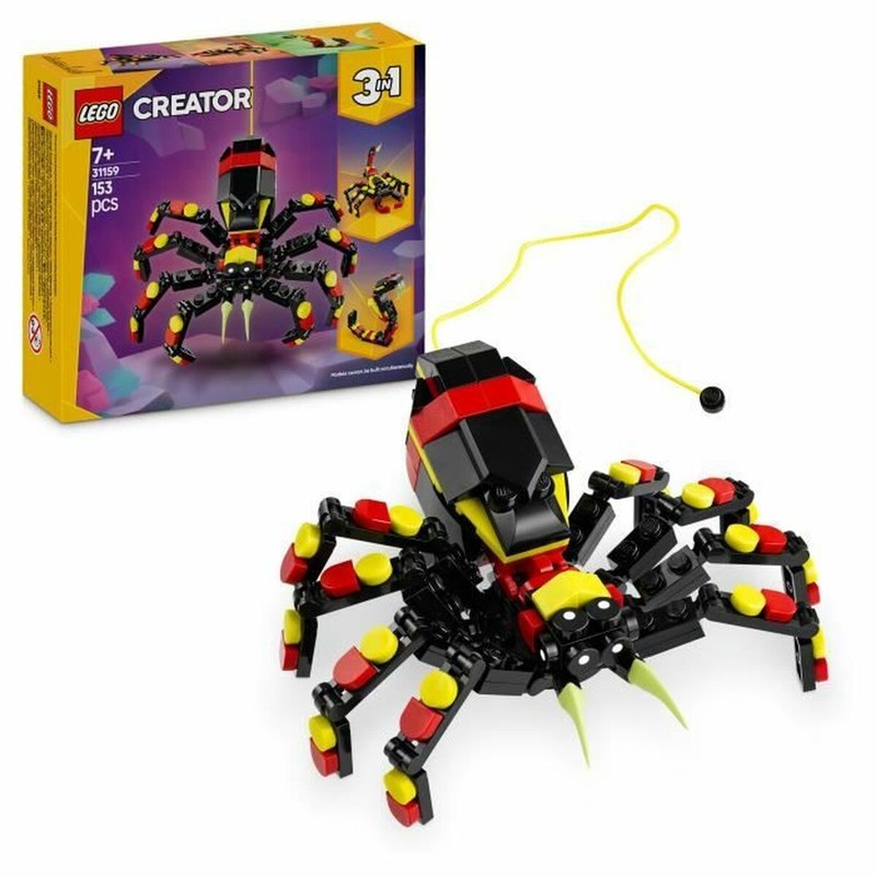 Juguetes construcción niños LEGO Creator 31159 araña