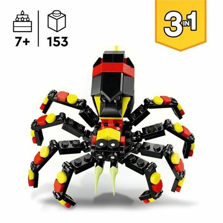 Detalle araña sorprendente LEGO Creator 31159 con batería