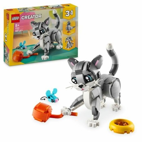 Juguetes construcción niños LEGO Creator 31163 Gato Juguetón