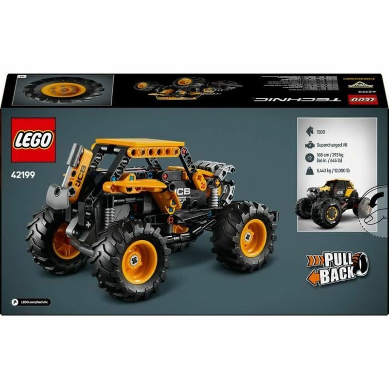 Bloques construcción infantiles LEGO Technic camión extraíble