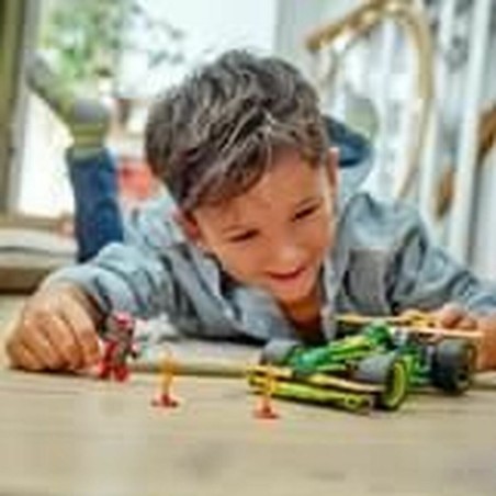 Bloques construcción infantiles coche de carreras