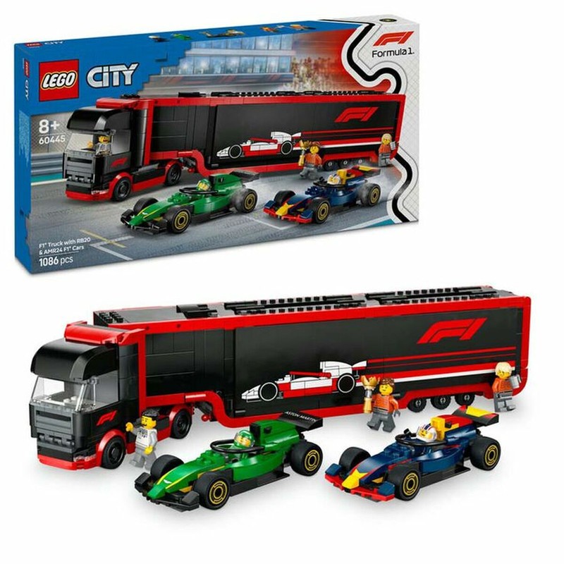 Juguetes construcción niños LEGO City F1 coches de carreras