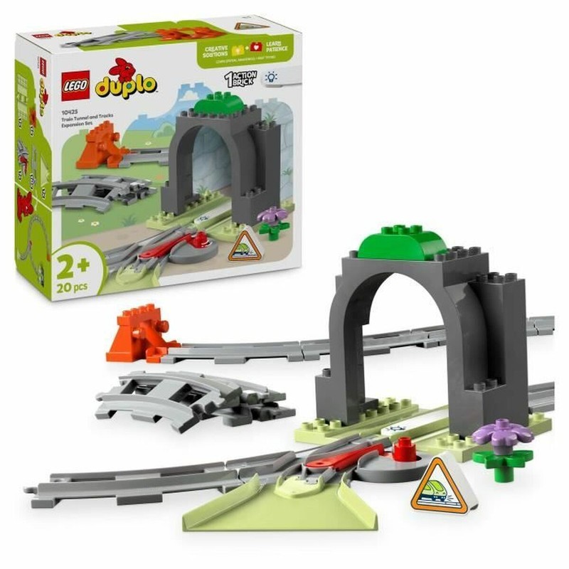 Juguetes Construcción Niños LEGO DUPLO My Town Vías y Túnel - Compra online en MegaJuguetes