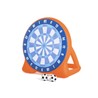 Juego hinchable infantil Bestway con diana de fútbol acuática para diversión en jardín.