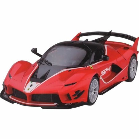 Coche teledirigido Ferrari MGM rojo, vista lateral