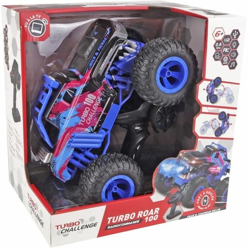 Coche RC MGM Turbo Challenge con efectos de humo, diversión garantizada para pequeños pilotos