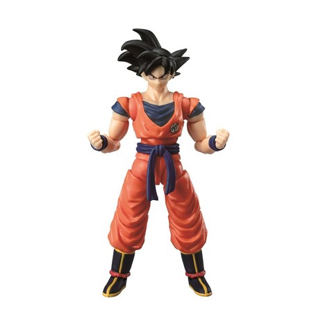 Juguete Dragon Ball Z, figura de Son Goku en su caja