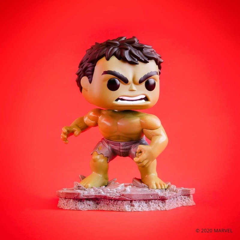 Detalle de Funko Pop Assemble Avengers de Hulk