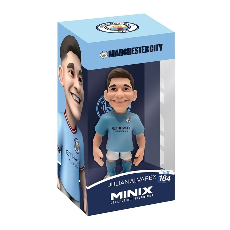 Figura coleccionable Julian Alvarez Minix Manchester City