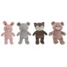 Peluches animales niños Home ESPRIT set de 4 unidades