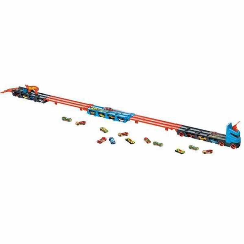 Pista de coches Mattel extendida para carreras emocionantes
