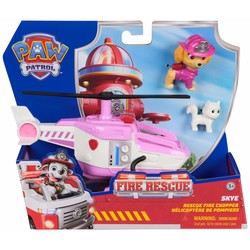 Paw Patrol helicóptero Skye con figura de acción 2
