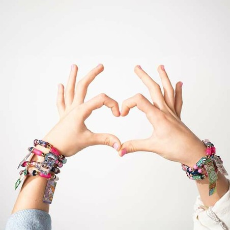 Juego de diseño de pulseras para niñas, estimula la imaginación