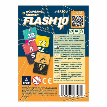 Juego de mesa familiar Devir, ideal para desarrollar la rapidez mental
