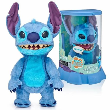 Peluche suave Stitch, con textura agradable para los más pequeños.