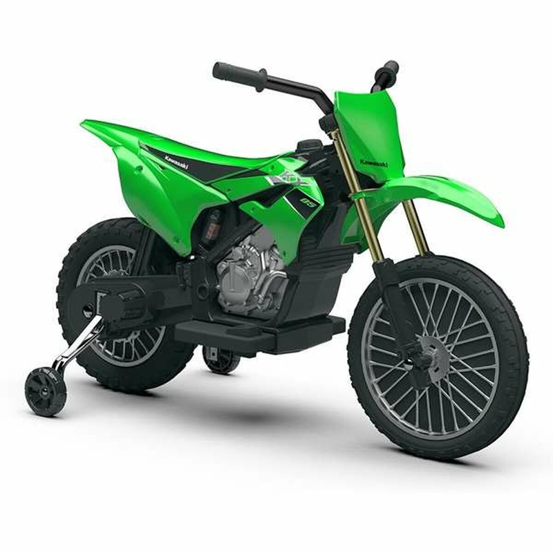 vista lateral moto eléctrica niños Injusa