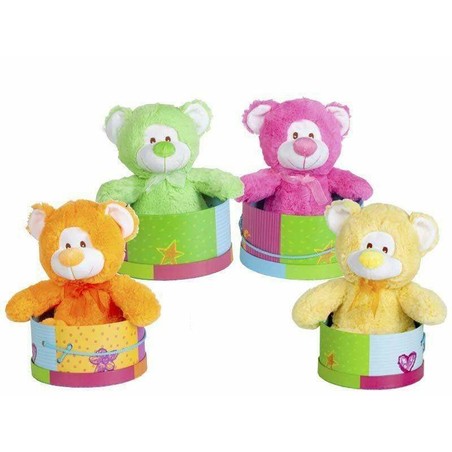 Peluche oso para bebés Artesanía Beatriz, juguete de peluche suave y seguro para recién nacidos.