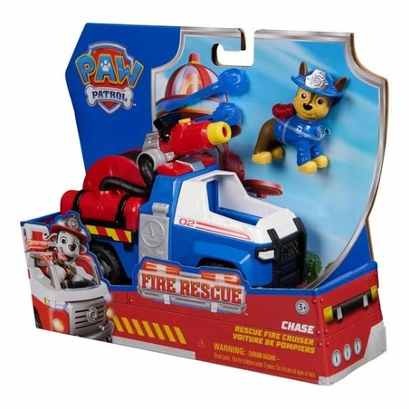 Juguetes construcción niños: Set Paw Patrol Chase con vehículo de rescate