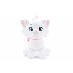 Peluche Disney Cakey Cat blanco, ideal para juguetes construcción niños pequeños.