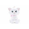 Peluche Disney Cakey Cat blanco, ideal para juguetes construcción niños pequeños.
