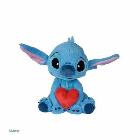 Peluche Stitch original 25 cm con corazón bordado