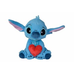 Peluche Stitch original 25 cm con corazón bordado 2