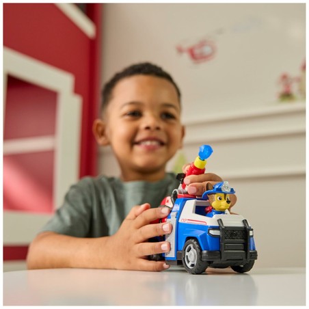 Juguete construcción motricidad fina: Chase y su coche patrulla listo para jugar