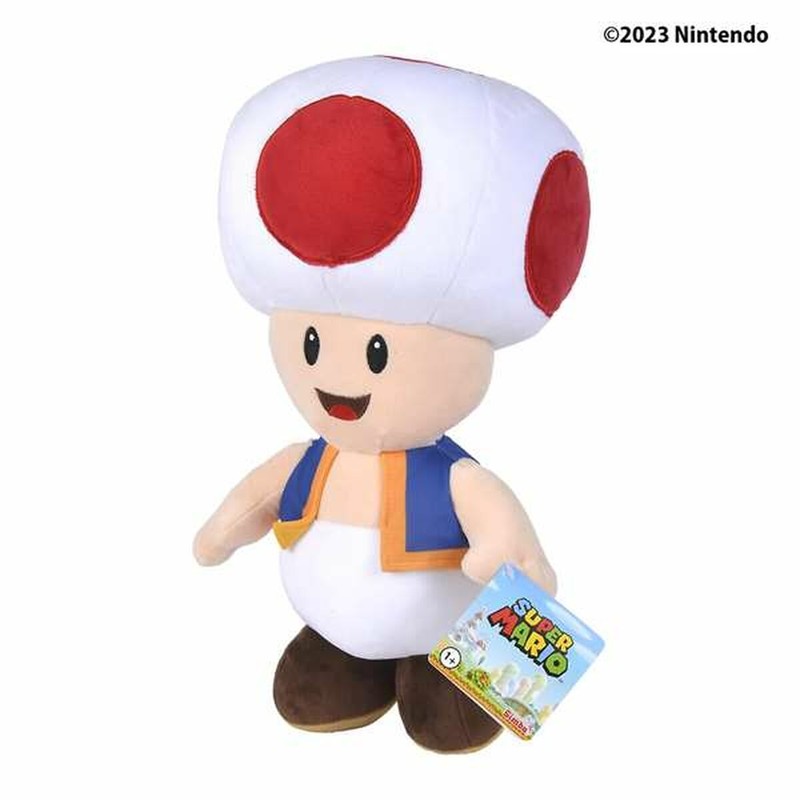 Juguete peluche infantil Super Mario con detalles fieles
