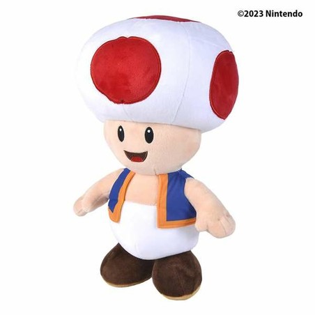 Figura Super Mario de peluche suave y multicolor