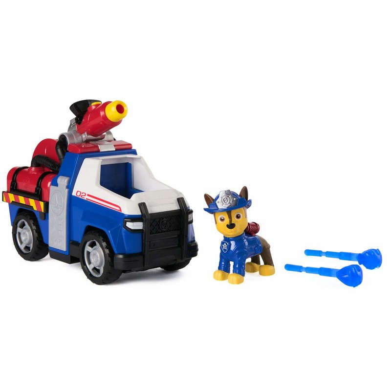 Bloques apilables bebé (juego de rol): Chase con su equipo de bombero listo