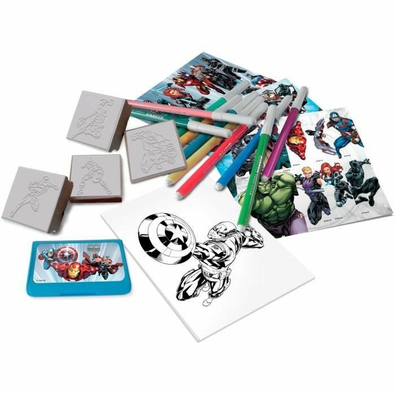 Kit manualidades infantil set pintura niños con sellos