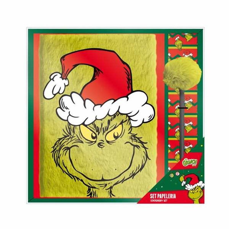 Manualidades niños con Cuaderno The Grinch