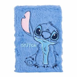 Cuaderno Stitch azul para manualidades niños