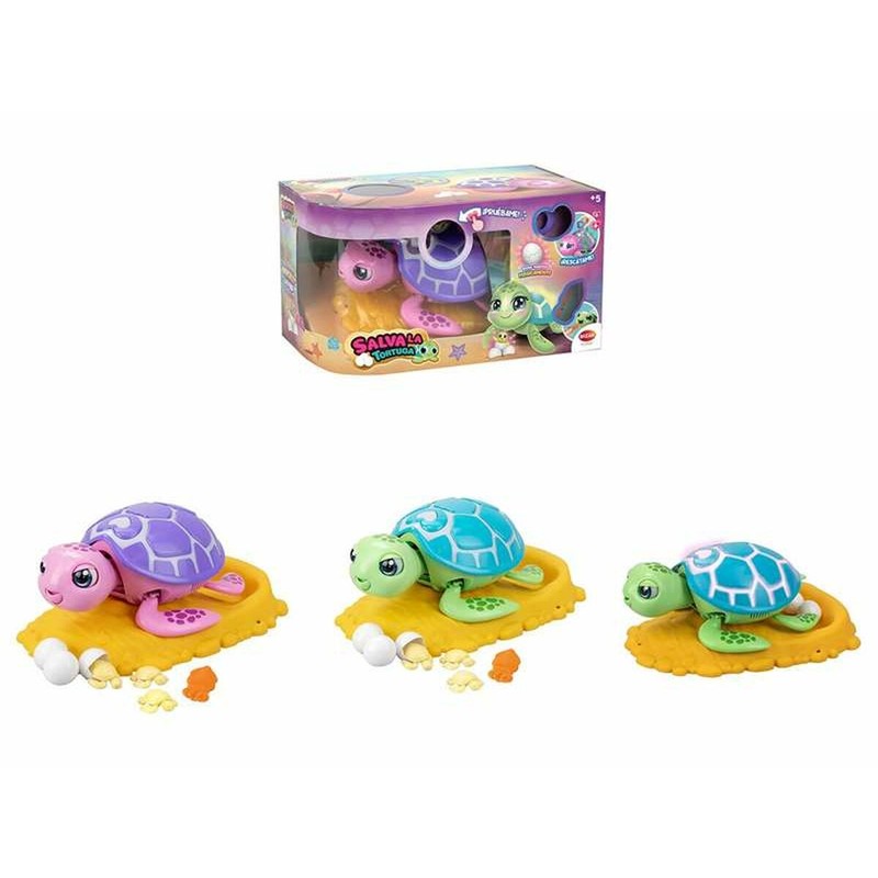 Mascota interactiva tortuga Bizak con luces y sonidos