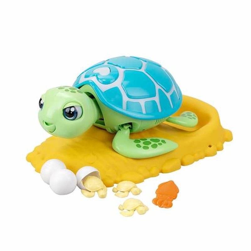 Mascota interactiva Bizak mostrando funciones de luz