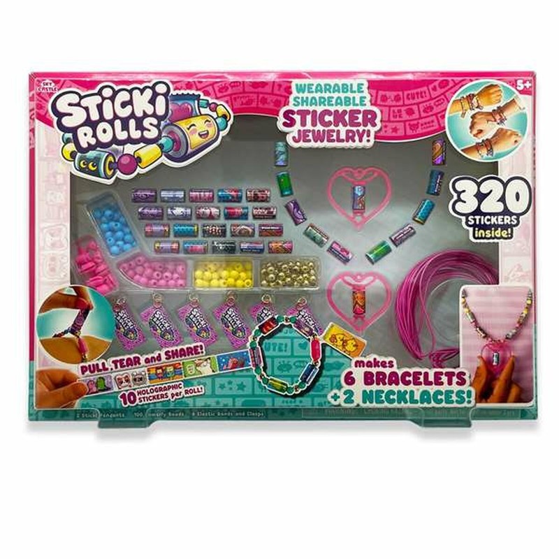 Manualidades niños abalorios pulseras